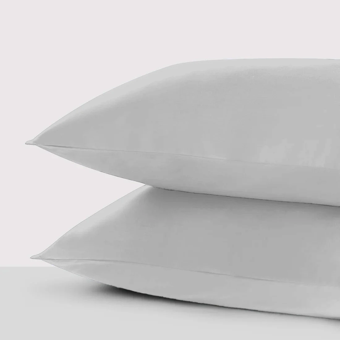 300 Thread Count Pair (2 Pillowcases) of Peaceful Empress Pillowcases -  Silver Dove Grey