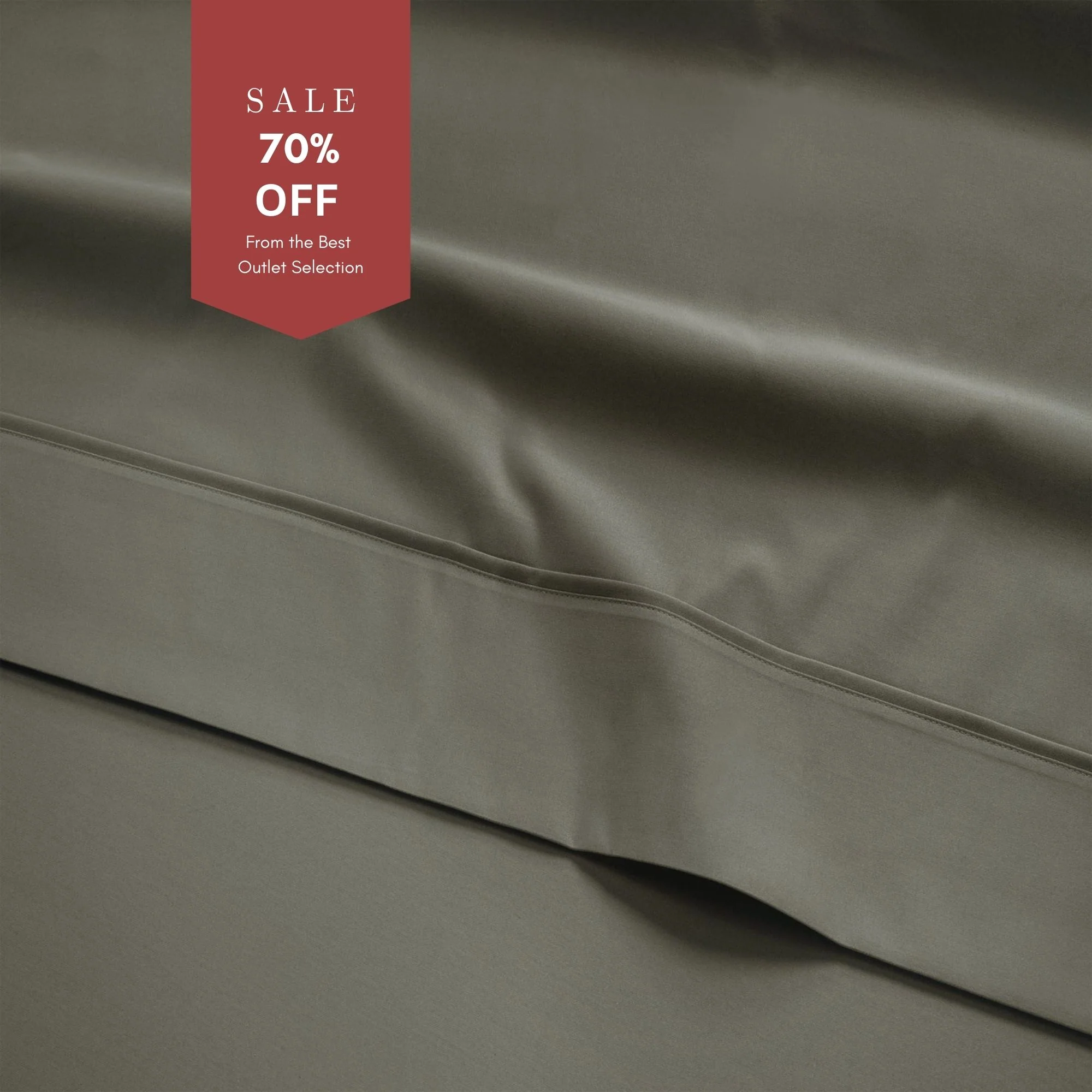 300 Thread Count Peaceful Empress Percale Flat Sheet - Sage Green