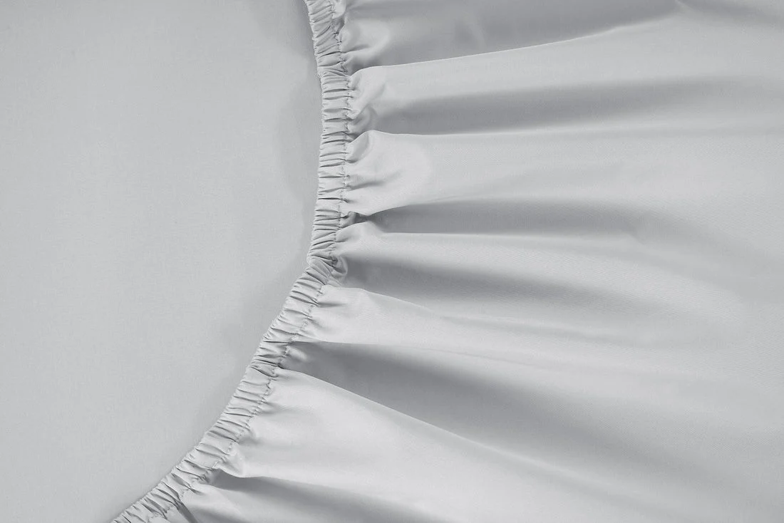 300 Thread Count Percale Brookshire Bedding Set - Silver Dove Grey - Image 4