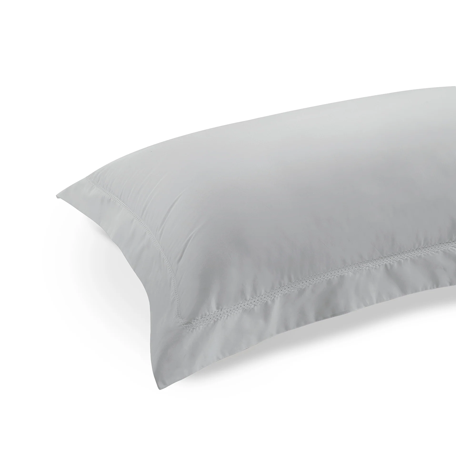 300 Thread Count Percale Brookshire Bedding Set - Silver Dove Grey - Image 6