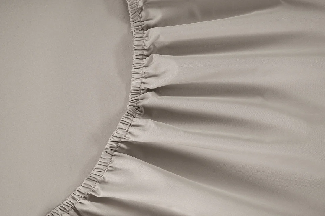300 Thread Count Percale Brookshire Bedding Set - Simply Taupe - Image 4