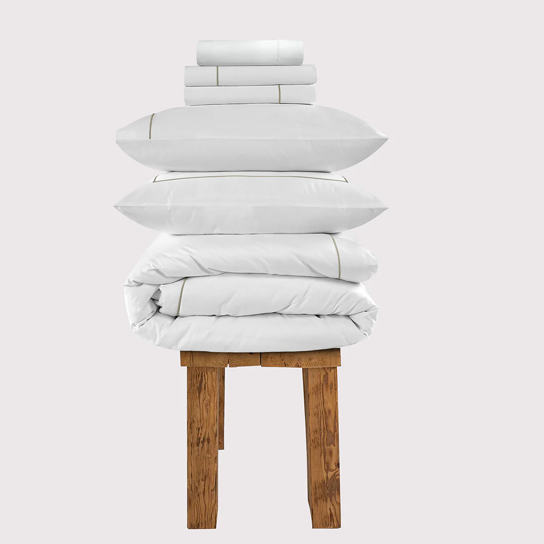 800 Thread Count Egyptian Cotton Cedarhurst LUXE Bedding Set - Mink