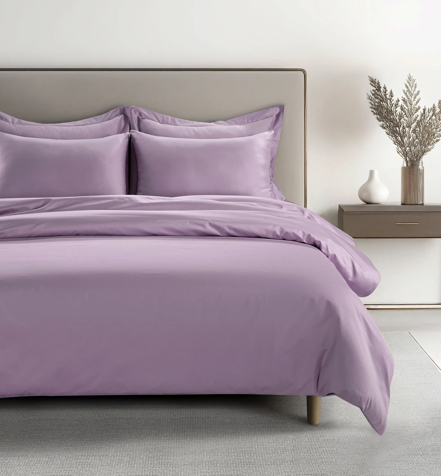 800 Thread Count Egyptian Cotton Grand Splendour Lux Buttery Smooth - Mauve - Image 2