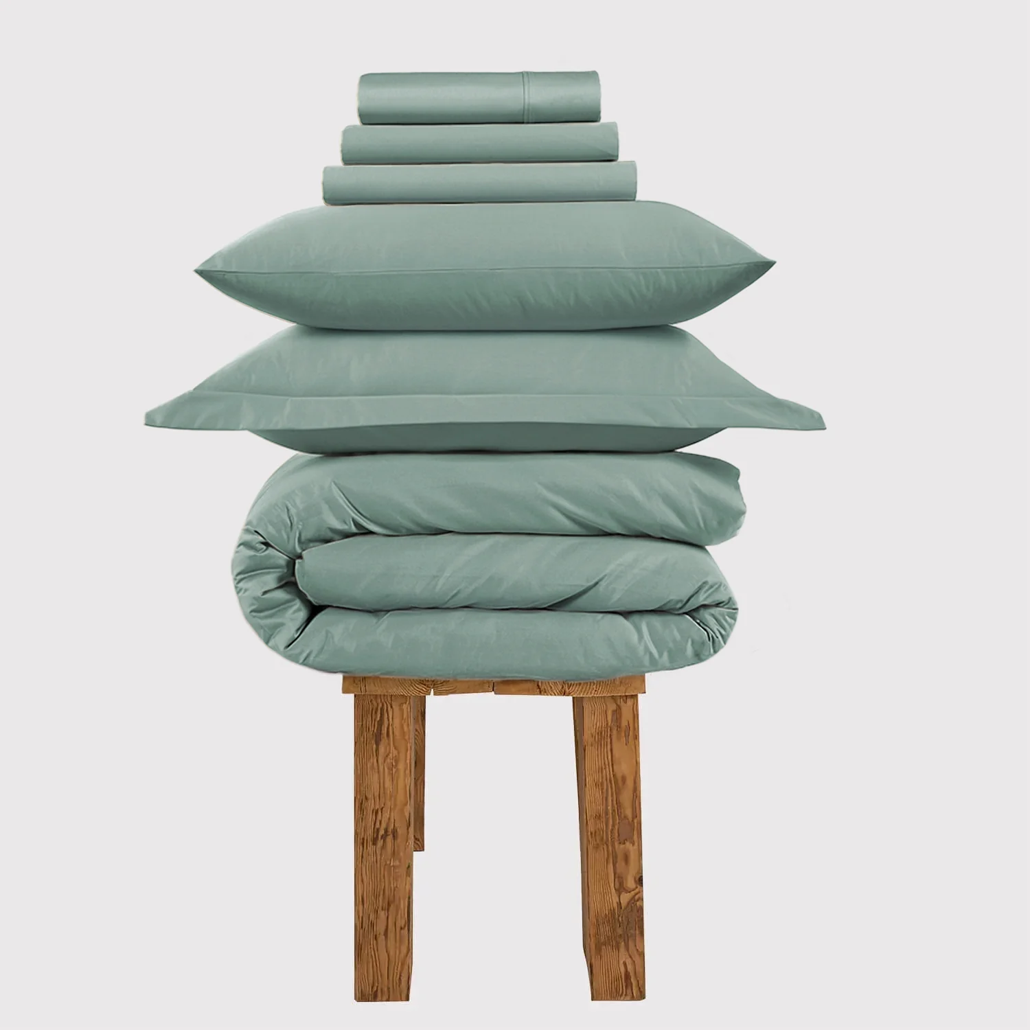 800 Thread Count Egyptian Cotton Grand Splendour Lux Buttery Smooth - Sea Foam Teal