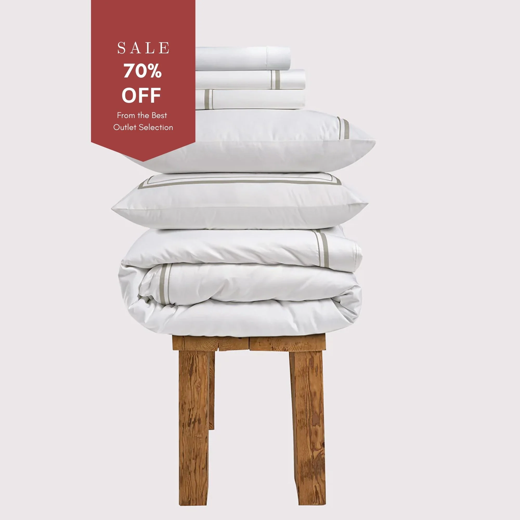 800 Thread Count Egyptian Cotton Royalton LUXE Bedding Set - Mink