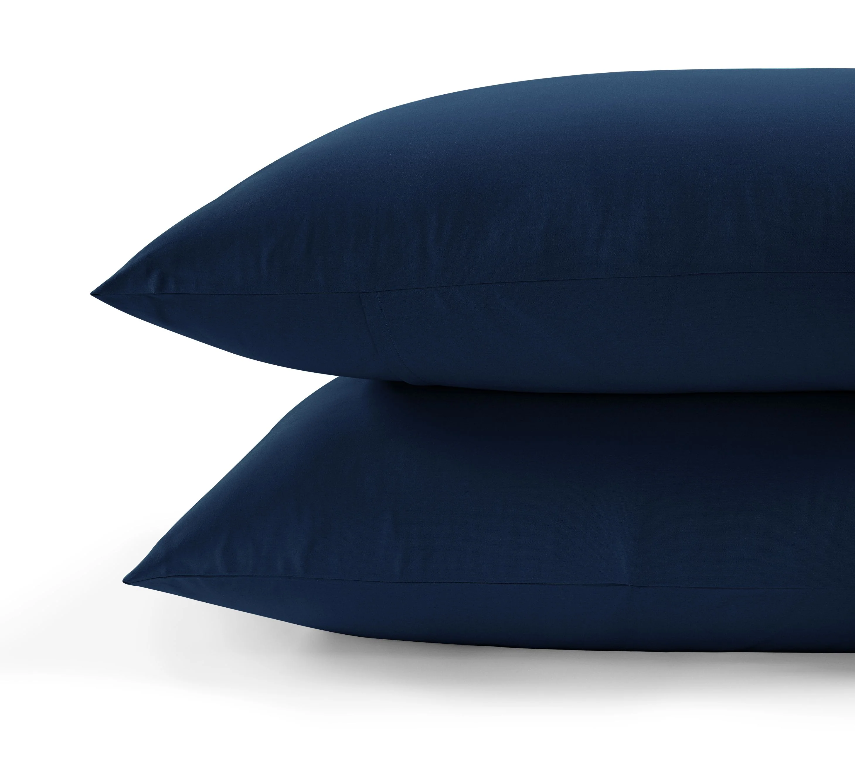 800 Thread Count Pair (2 Pillowcases) of Egyptian Cotton Grand Splendour Lux Buttery Smooth Pillowcases - Navy Peony