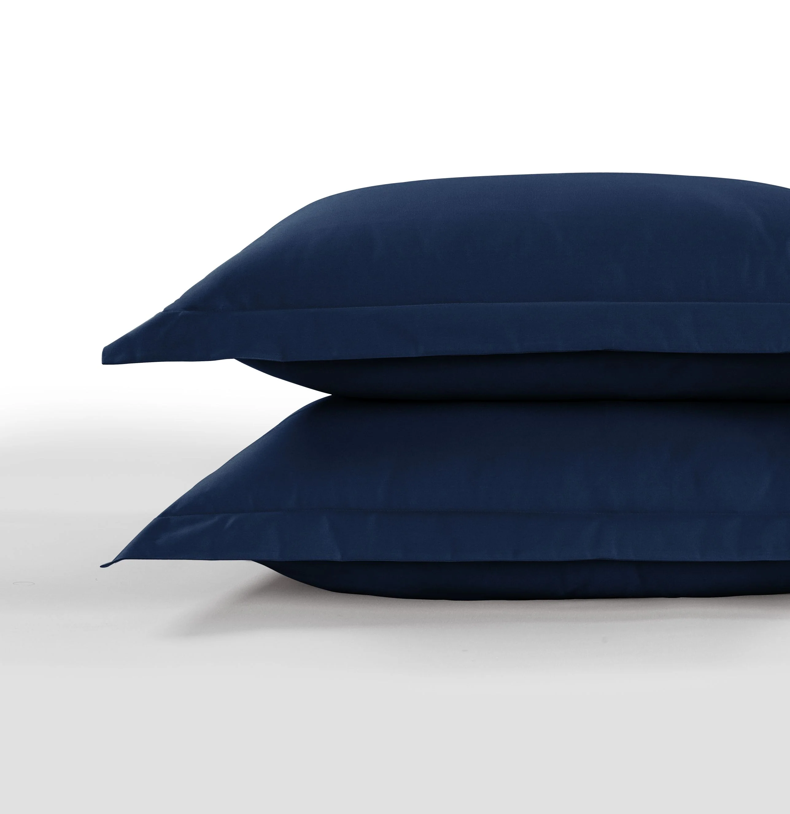 800 Thread Count Pair (2 Pillowcases) of Egyptian Cotton Grand Splendour Lux Buttery Smooth Pillowcases - Navy Peony - Image 2