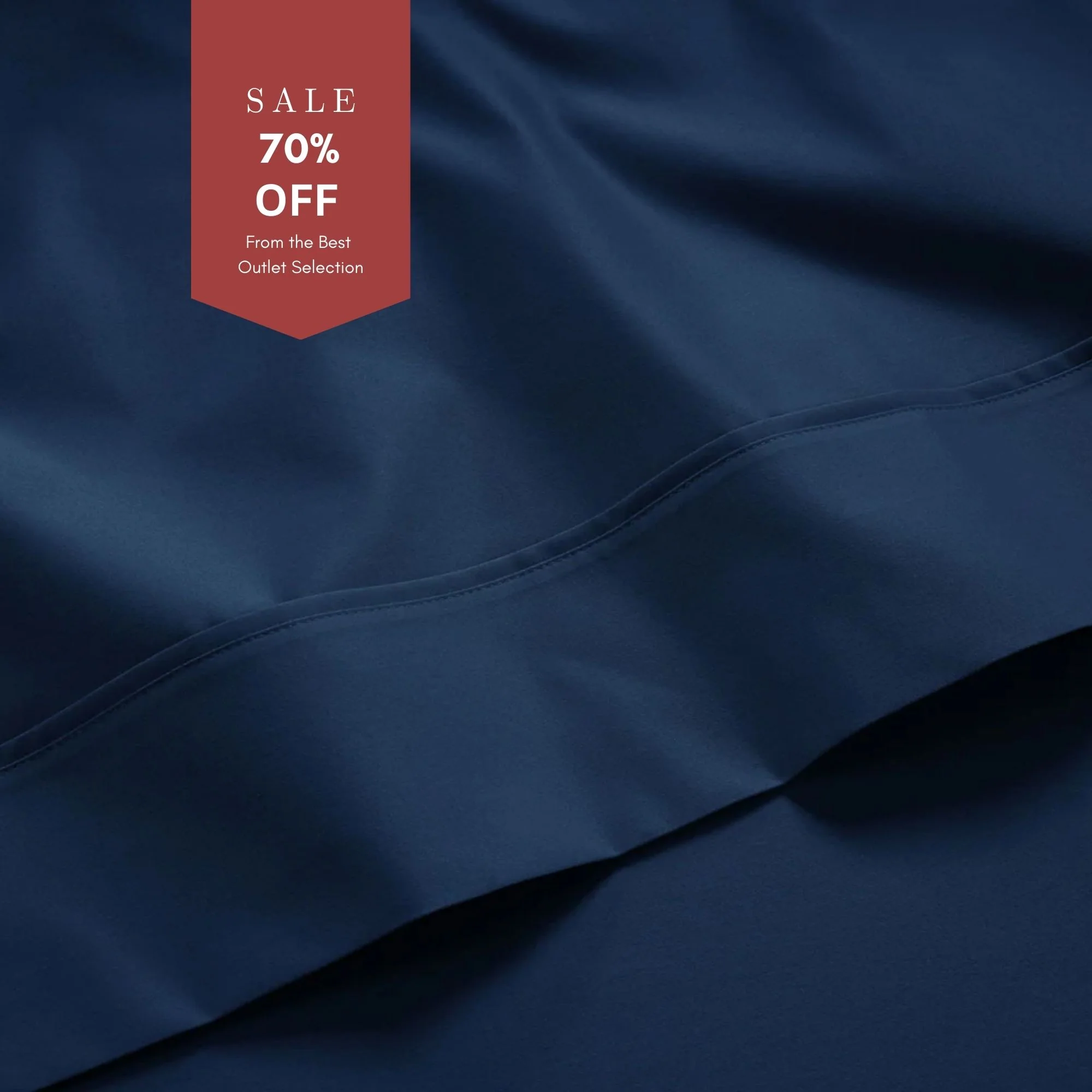 800 Thread Count Egyptian Cotton Grand Splendour Lux Flat Sheet - Navy Peony