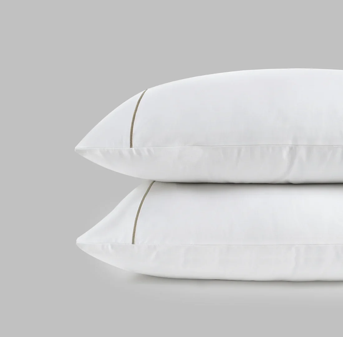 800 Thread Count Egyptian Cotton Kensington Lux Buttery Smooth Duvet Cover - Simply Taupe Bedding Set - Image 5