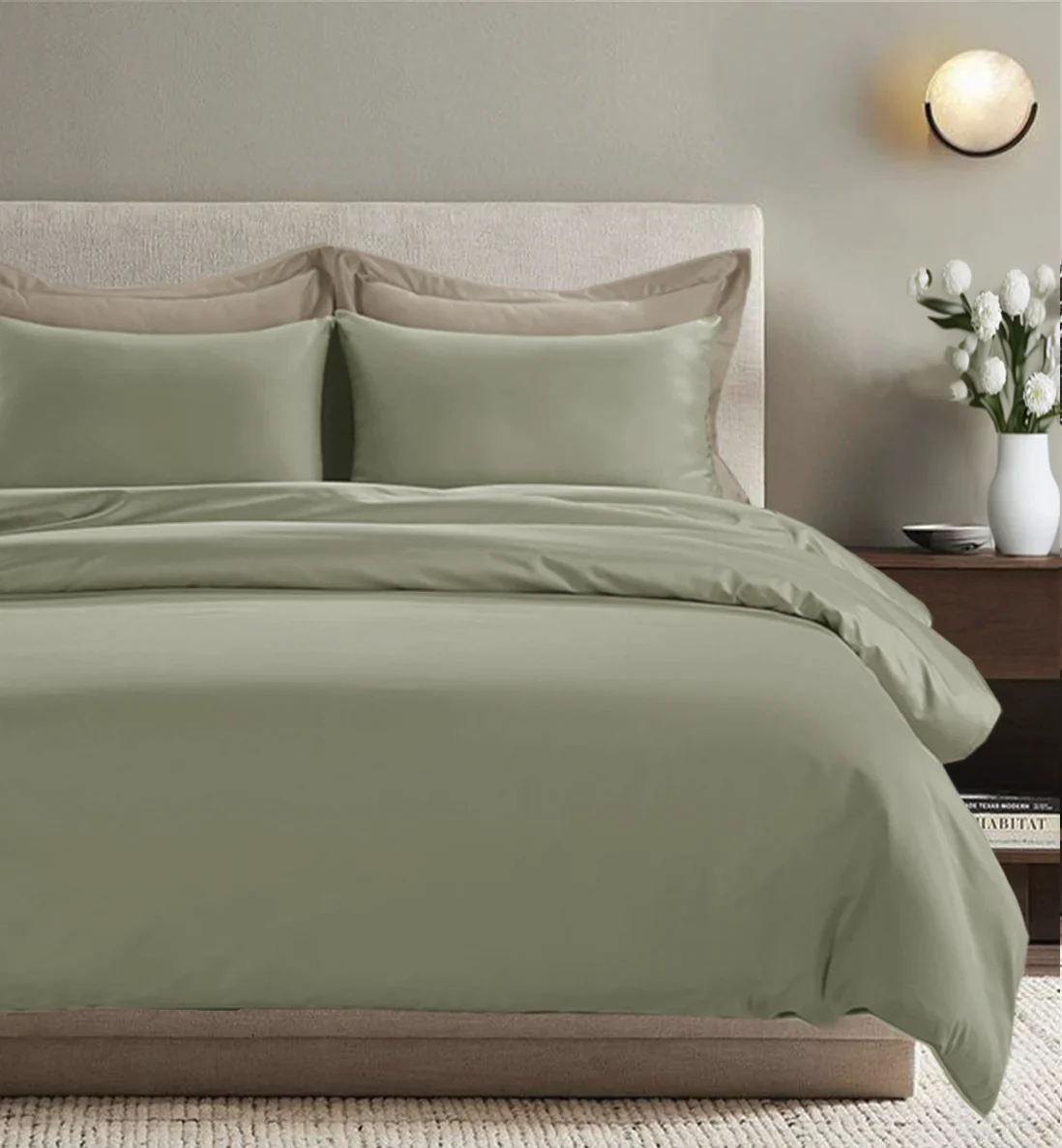 All Season Egyptian Giza Bedding Set - Sage & Bone - Image 3