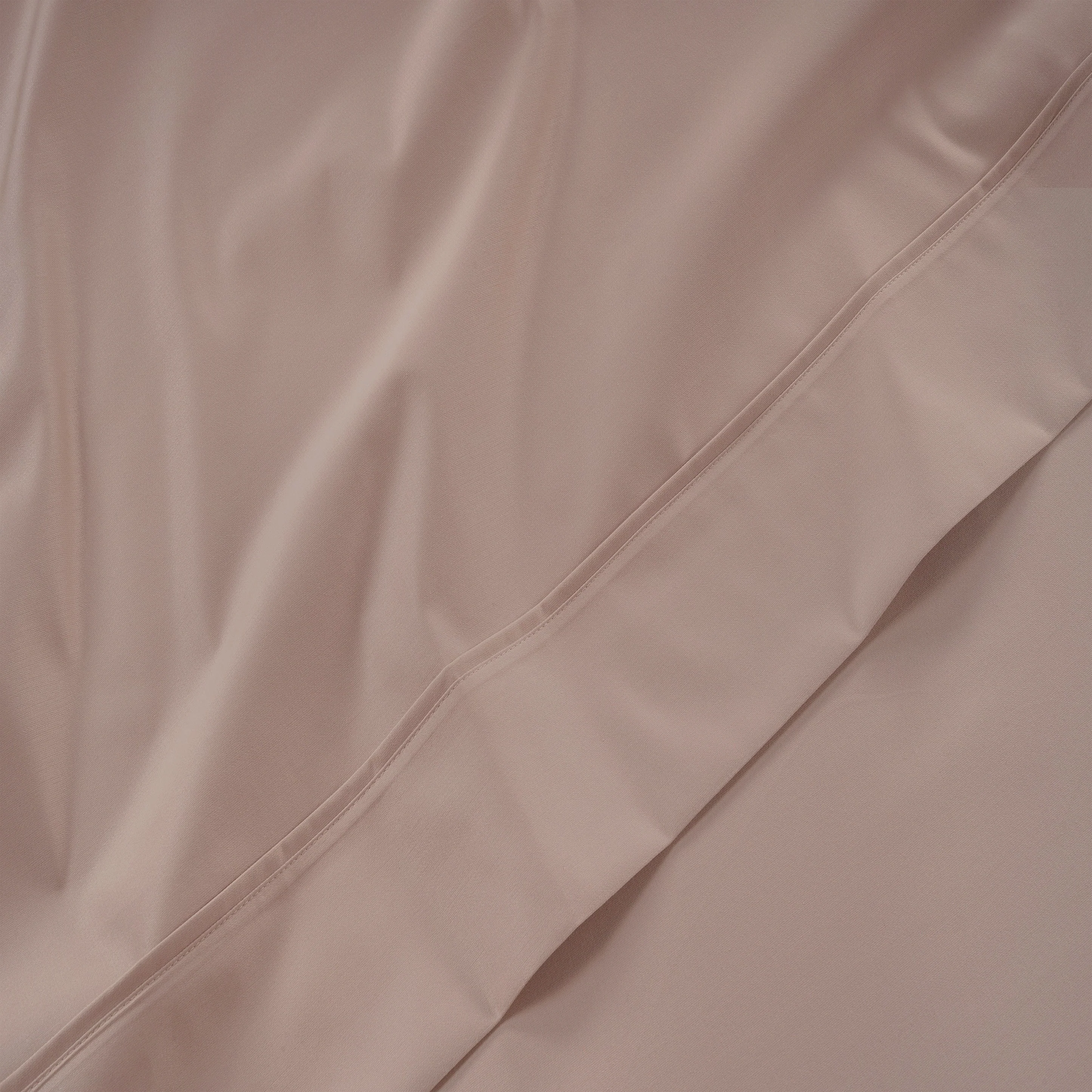 All Season Egyptian Giza Flat Sheet - Dusty Rose