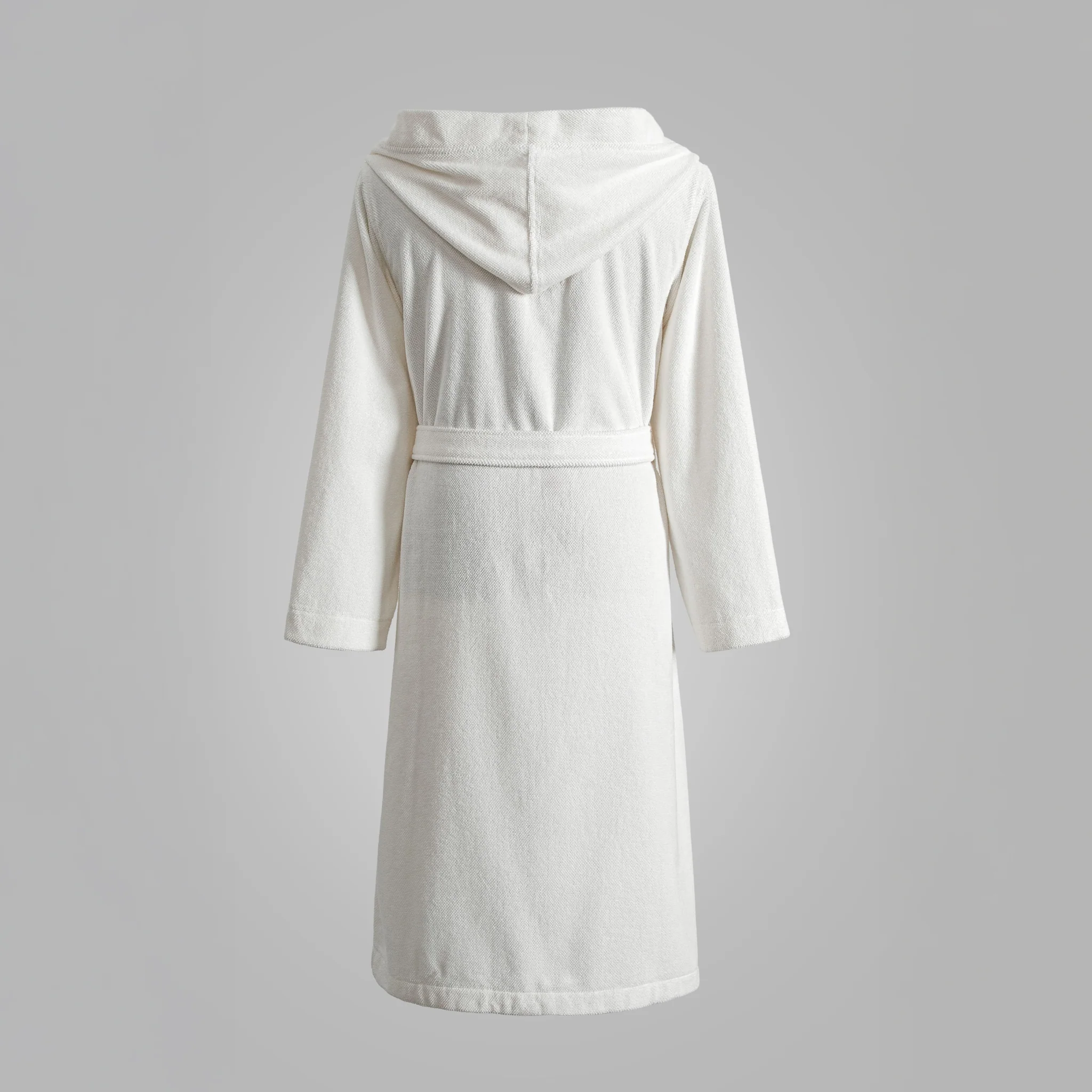 Ashford Hooded Bathrobe - White - Image 3