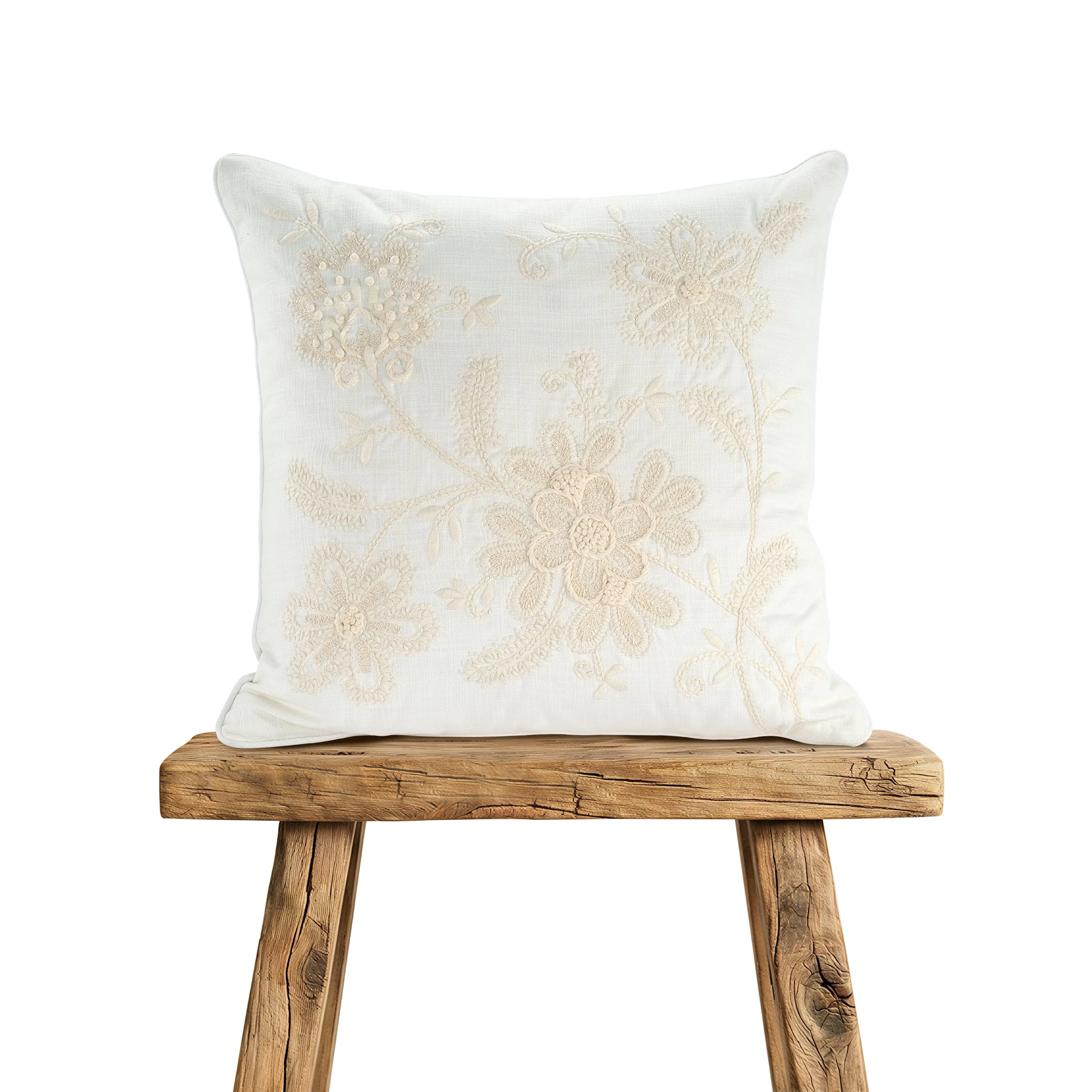 Ava Cushion - 1 Pair White (2 Cushions)