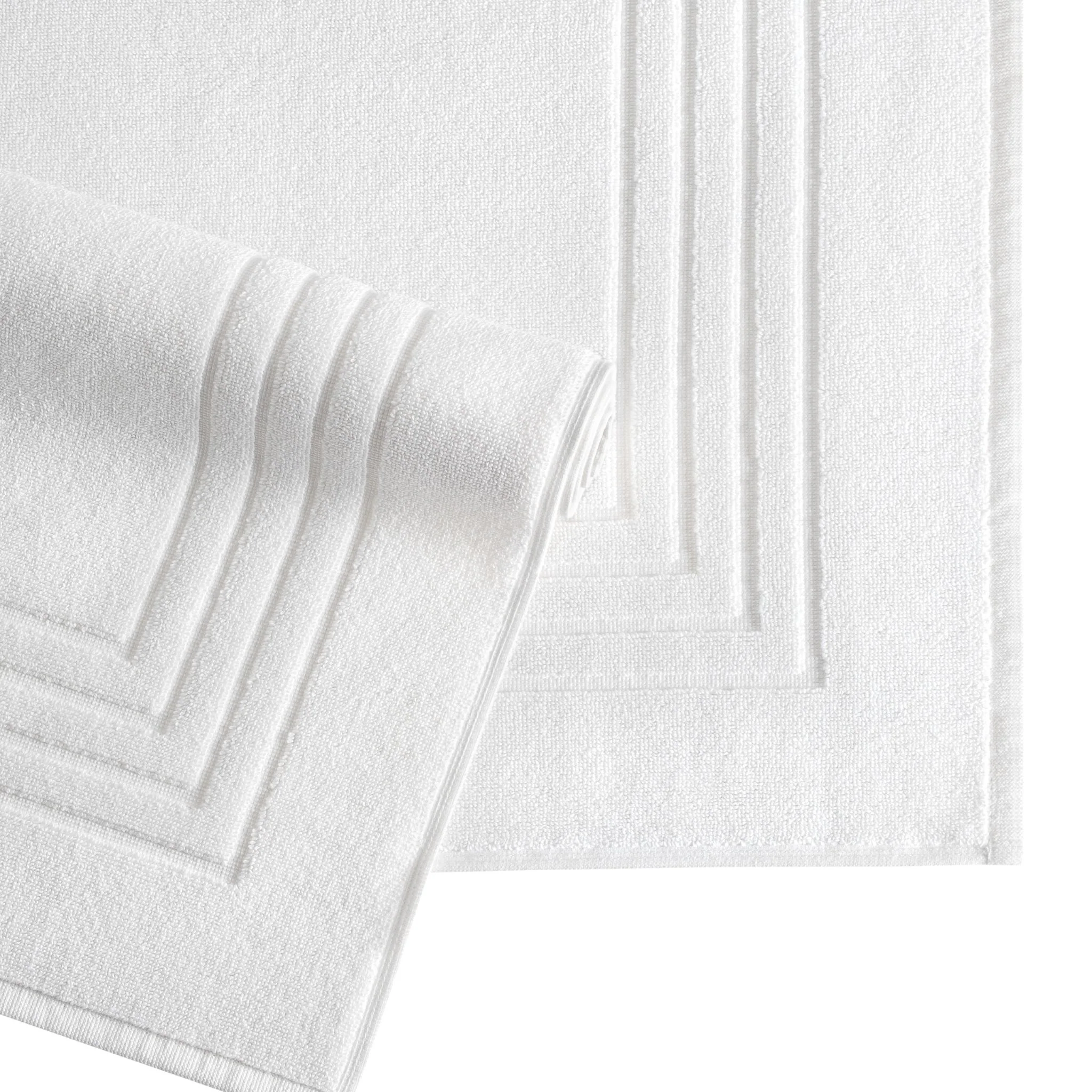 Ellory Cotton Bath Mat 1000 GSM - White - Image 2