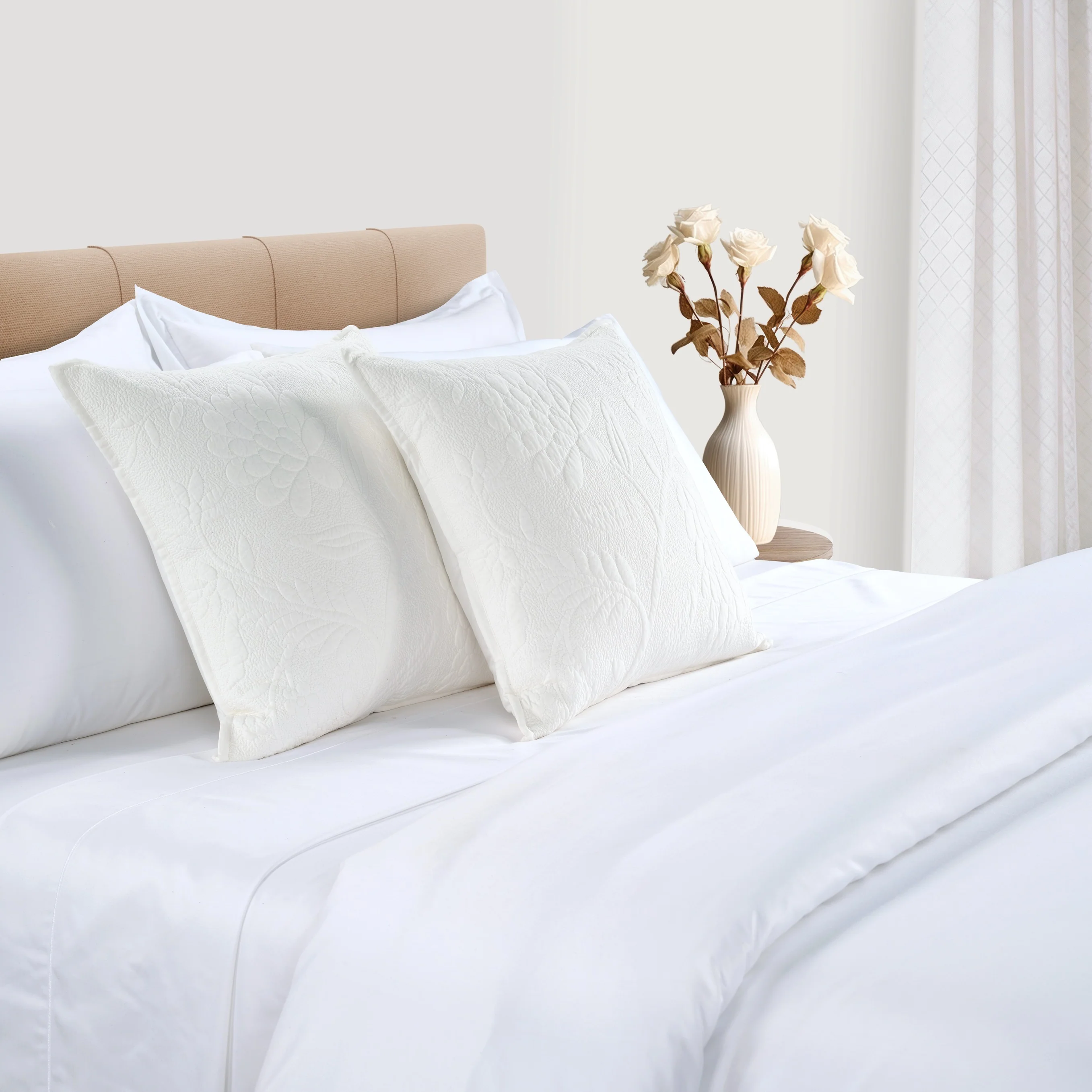 Lilia Cushion - 1 Pair White (2 Cushions) - Image 2