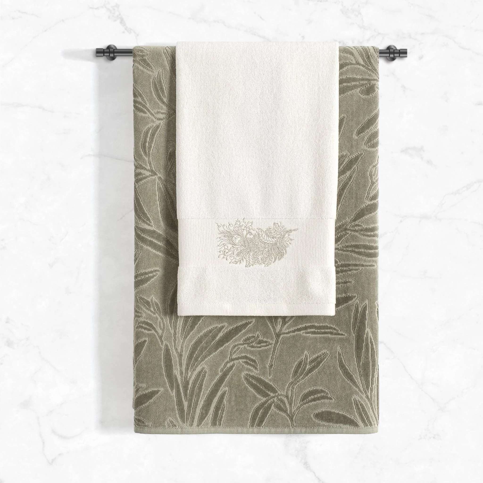 Montford Cotton Towel Set 600 GSM - Image 2