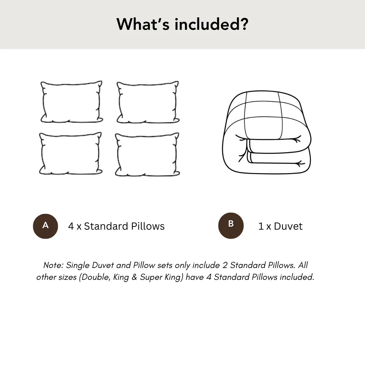 Premium Hungarian Goose Down Duvet and Pillows Set - 4.5 Tog - Image 3