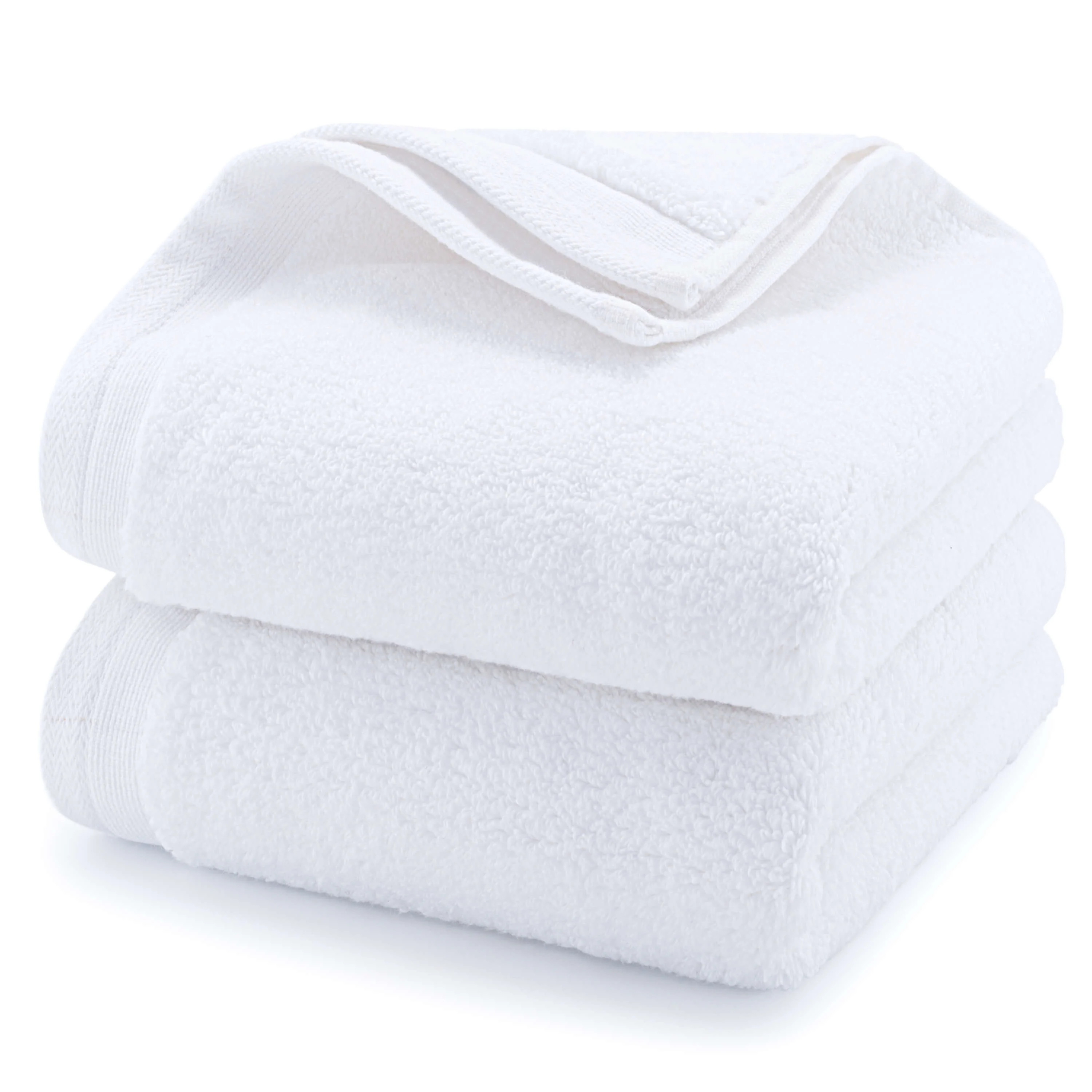 Egyptian Cotton Luxury Serenity Palace Classic Towel - White - 500GSM Zero Twist - Image 7