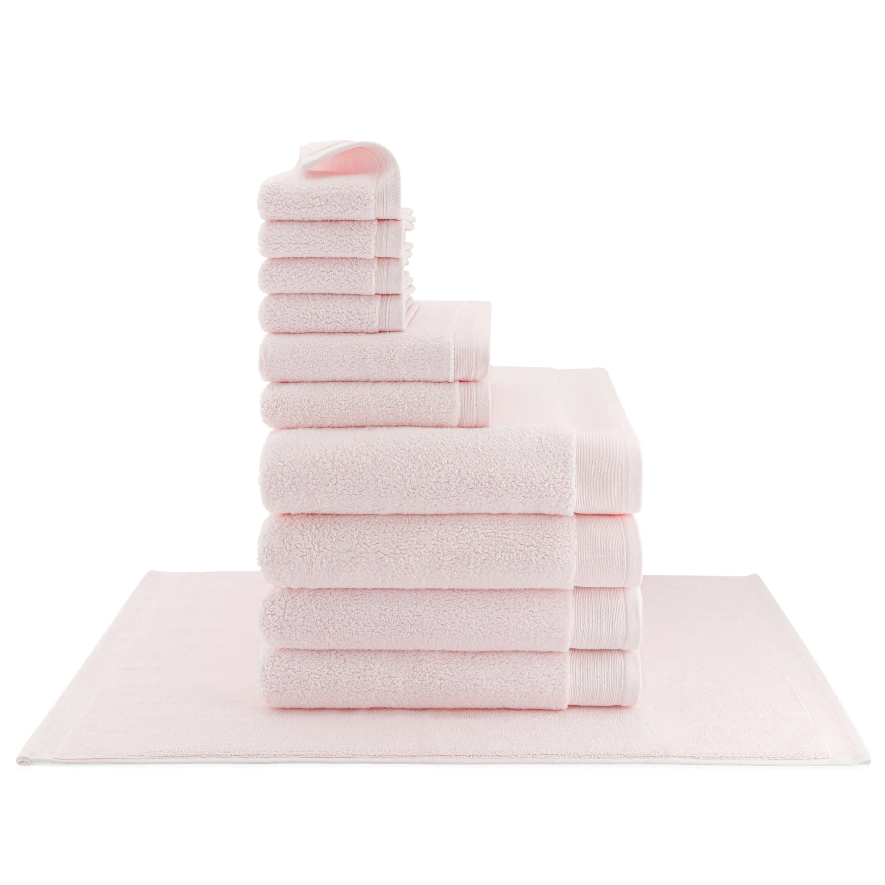 Egyptian Cotton Luxury Serenity Palace Plush Towel - Blush Pink - 700GSM Zero Twist - Image 4