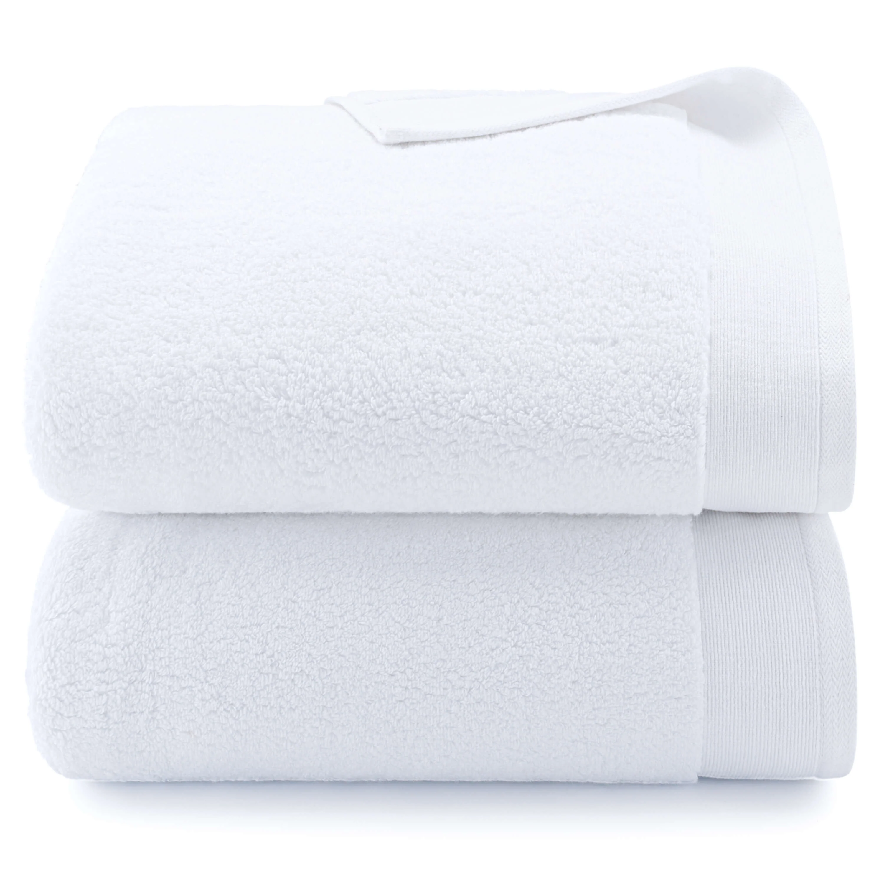 Egyptian Cotton Luxury Serenity Palace Plush Towel - White - 700GSM Zero Twist - Image 7